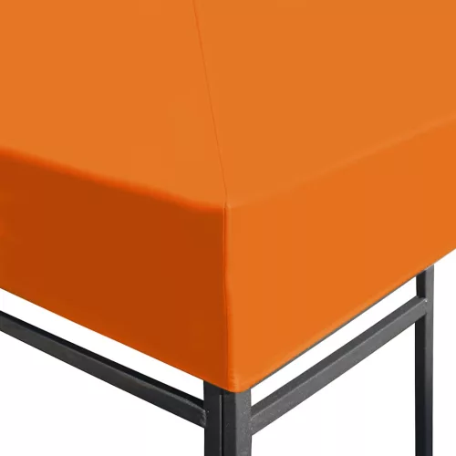 narancssárga pavilon tetőponyva 310 g/m², 3 x 3 m