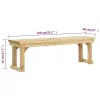  impregnált fenyőfa kerti pad 140 cm