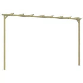    kerti pergola impregnált fenyőfalécekből 360 x 200 x 60 cm