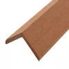 5 db világosbarna WPC teraszburkoló sarokprofil 170 cm