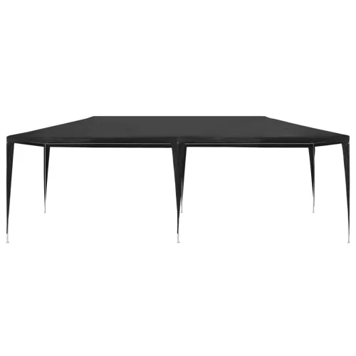  antracitszürke PE rendezvénysátor 3 x 6 m