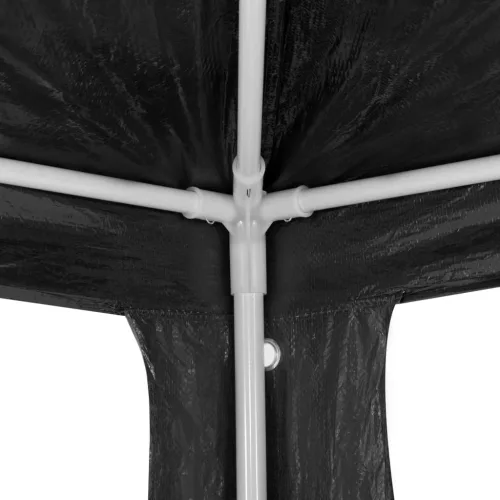 antracitszürke PE rendezvénysátor 3 x 6 m