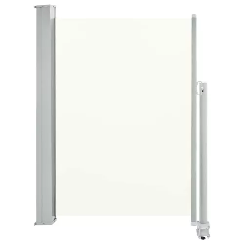 krémszínű behúzható oldalsó terasz napellenző 100 x 300 cm