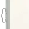  krémszínű behúzható oldalsó terasz napellenző 100 x 300 cm