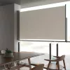  krémszínű behúzható oldalsó terasz napellenző 140 x 300 cm
