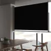  fekete behúzható oldalsó terasz napellenző 160 x 300 cm