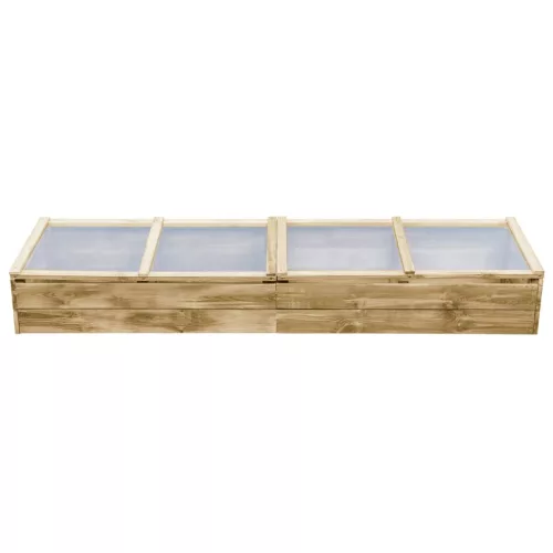  impregnált fenyőfa melegház 200 x 50 x 35 cm