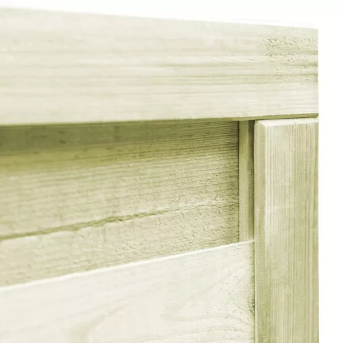  zöld impregnált fenyőfa kertkapu 100 x 75 cm