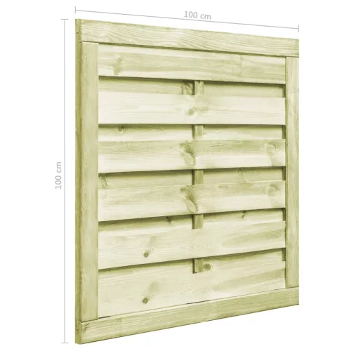  zöld impregnált fenyőfa kertkapu 100 x 100 cm