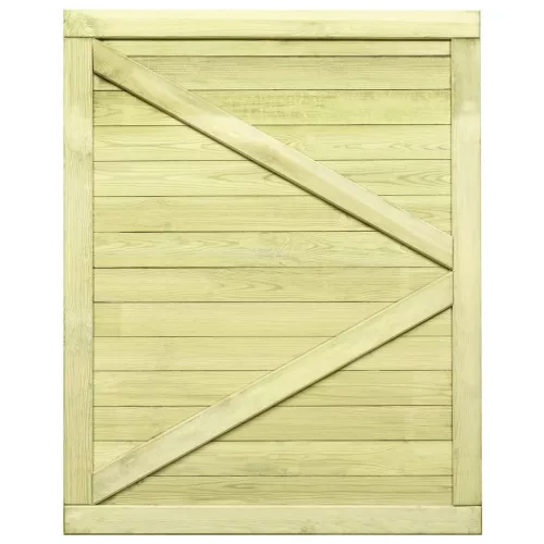  impregnált fenyőfa kertkapu 125 x 100 cm