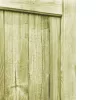  2 db impregnált fenyőfa kertkapu 300 x 75 cm