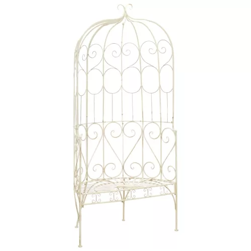  fehér antik vas kerti pad 95 cm