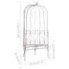  barna antik vas kerti pad 95 cm