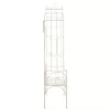 fehér antik vas kerti pad 122 cm
