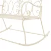  fehér antik vas kerti pad 104 cm