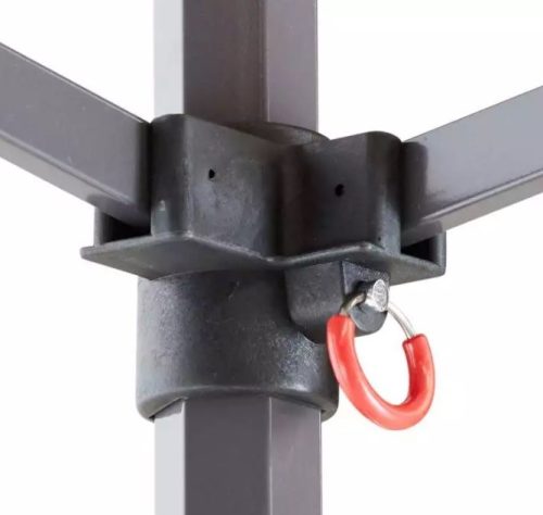 TP 3x6m összecsukható 750N acél vázas pavilon, 4 db oldalfallal - zöld