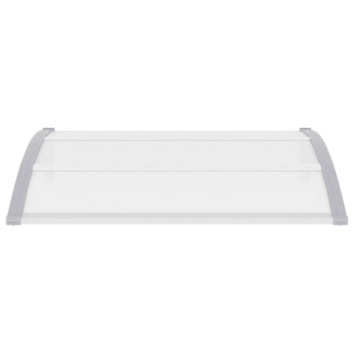  szürke polikarbonát ajtóelőtető 120 x 100 cm