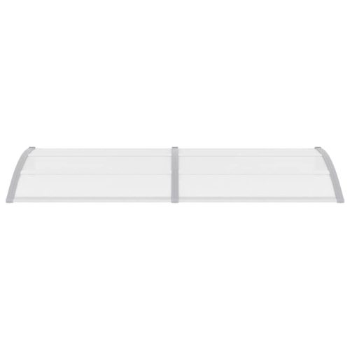  szürke polikarbonát ajtóelőtető 240 x 100 cm