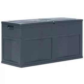  fekete kerti tárolóláda 320 L