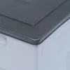  szürke/fekete kerti tárolóláda 320 L