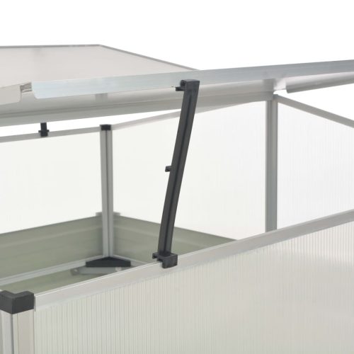  barna melegház horganyzott acélból 100 x 100 x 85 cm