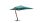 VID 'Melia függő napernyő 300 x 400 cm - zöld vízálló 250g/m² !