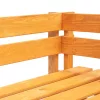  mézbarna fa kerti raklap sarokpad