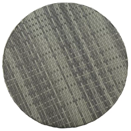  szürke polyrattan kerti asztal 60,5 x 106 cm