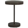 barna polyrattan kerti asztal 75,5 x 106 cm