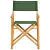  2 db zöld tömör akácfa rendezői szék