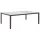  barna polyrattan kültéri étkezőasztal 200 x 150 x 74 cm