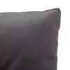  kétszemélyes szürke polyrattan kerti kanapé párnákkal 124 cm