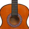 VID klasszikus hársfa gitár kezdőknek és gyerekeknek 3/4 36"