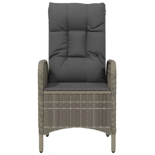  2 db szürke polyrattan kültéri szék