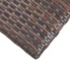  barna polyrattan teázóasztal 50 x 50 x 47 cm