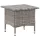 szürke polyrattan teázóasztal 50 x 50 x 47 cm