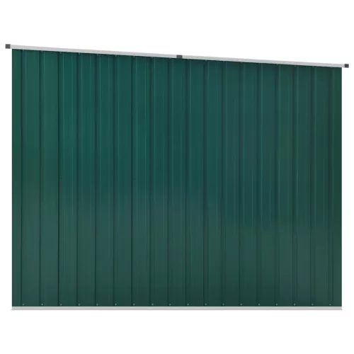  zöld horganyzott acél kerti fészer 195 x 198 x 159 cm