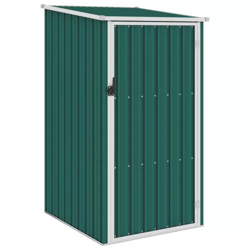  zöld horganyzott acél kerti fészer 87 x 98 x 159 cm 