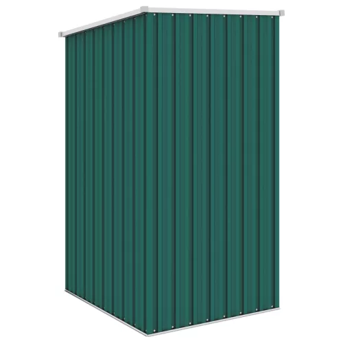  zöld horganyzott acél kerti fészer 87 x 98 x 159 cm 