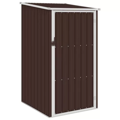  barna horganyzott acél kerti fészer 87 x 98 x 159 cm 