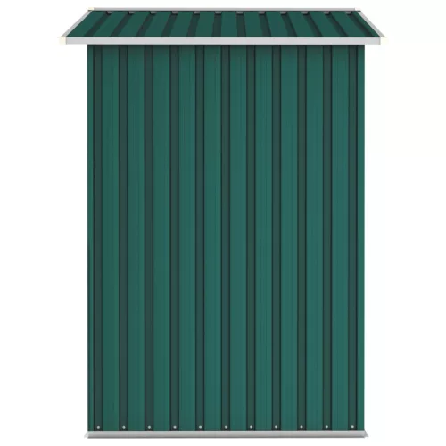  zöld horganyzott acél kerti fészer 205 x 129 x 183 cm 