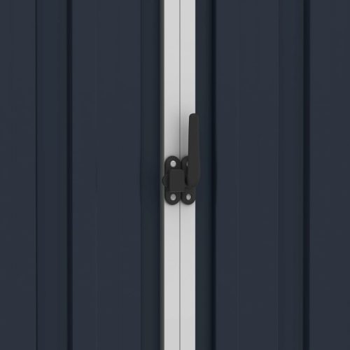  antracitszürke horganyzott acél kerti fészer 205 x 129 x 183 cm 