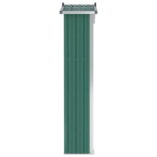  zöld horganyzott acél kerti fészer 116x45x175 cm