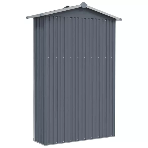  szürke horganyzott acél kerti fészer 116x45x175 cm