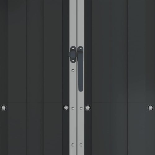  antracitszürke horganyzott acél kerti fészer 116x45x175 cm