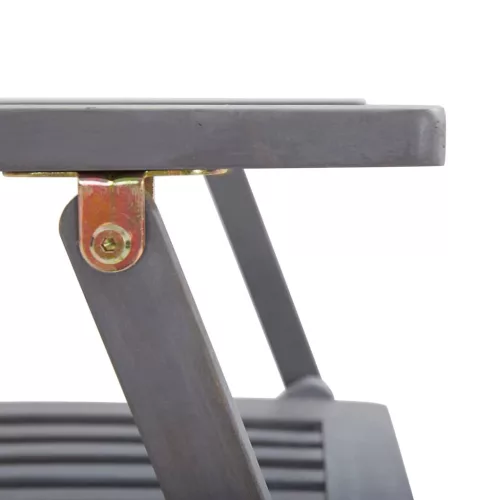  2 db összecsukható tömör akácfa kültéri szék