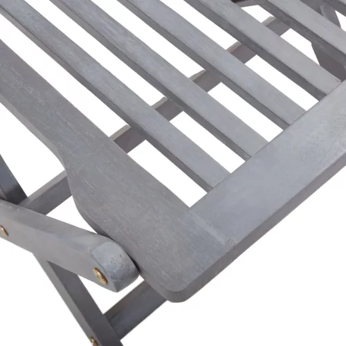  4 db összecsukható tömör akácfa kültéri szék