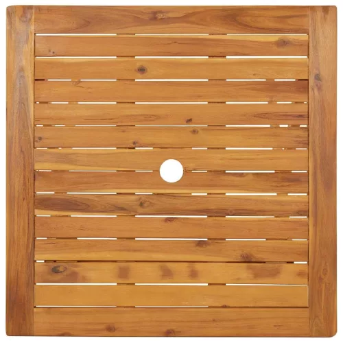  tömör akácfa összecsukható kerti asztal 70 x 70 x 75 cm