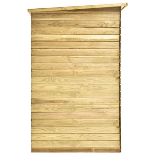  impregnált fenyőfa kerti fészerház 232 x 110 x 170 cm