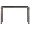  antracitszürke polyrattan kerti asztal 123 x 60 x 74 cm